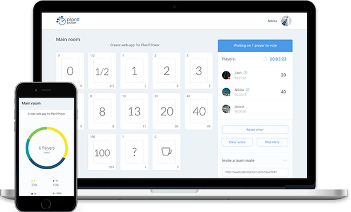 planitpoker screenshot